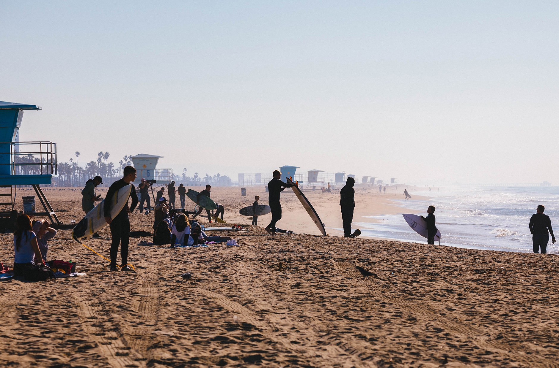 Intermediate surfing Orange County Surf Coaching